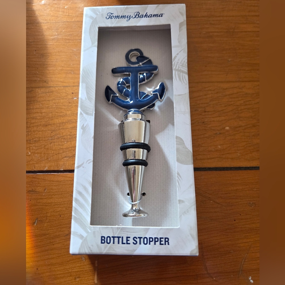 Tommy Bahamas Anchor Bottle Stopper Never Used